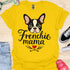 Frenchie Mama - V5 - Cute Graphic T-Shirt